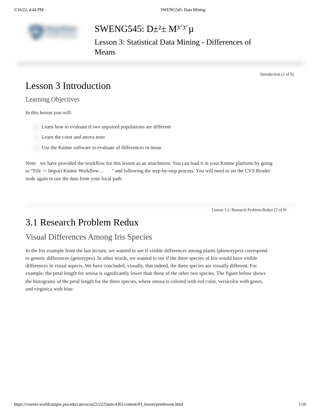 Lesson 3 - Statistical Data Mining - Differences of Means.pdf_d003yf8h68h_page1