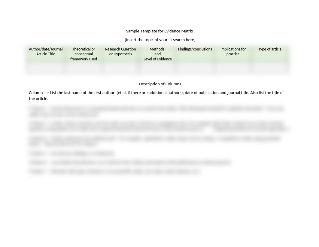 Sample Template for Evidence Matrix.docx_d006nwocmot_page1