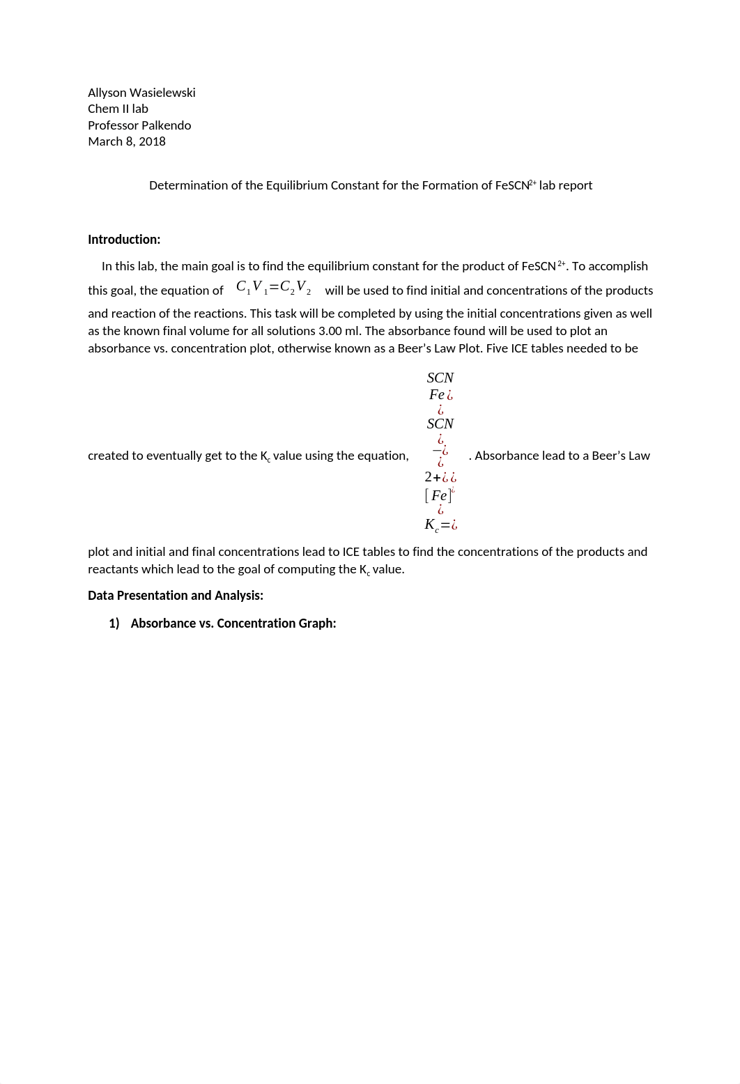 Dtermining Kc values Chem II lab.docx_d007v6vfhfp_page1