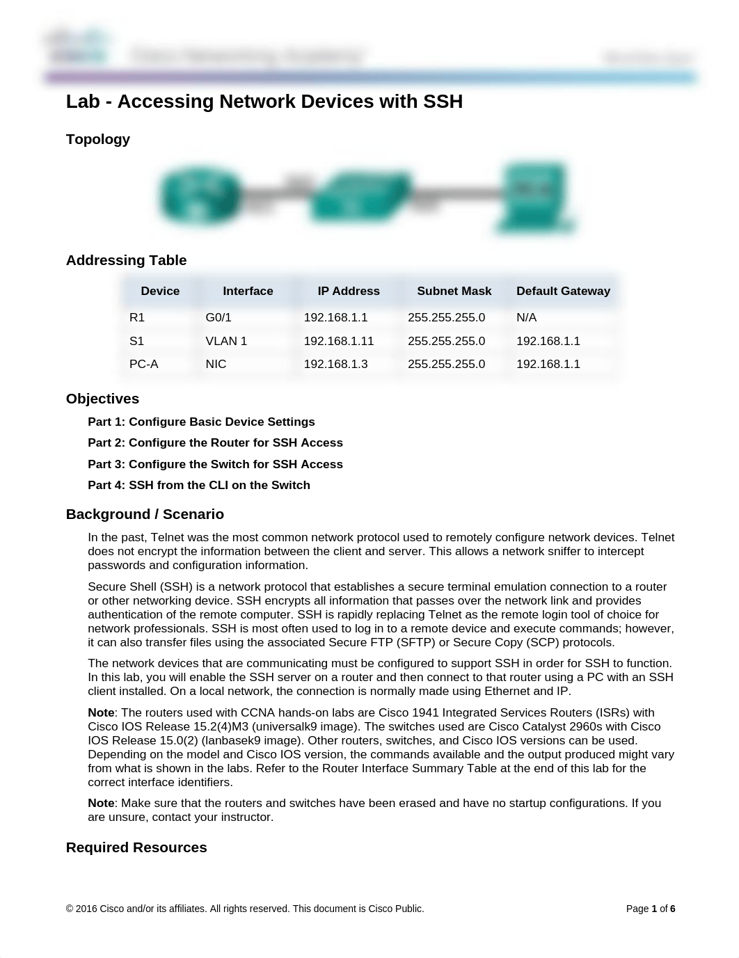 11.2.4.6 Lab - Accessing Network Devices with SSH_d00bv8inucz_page1