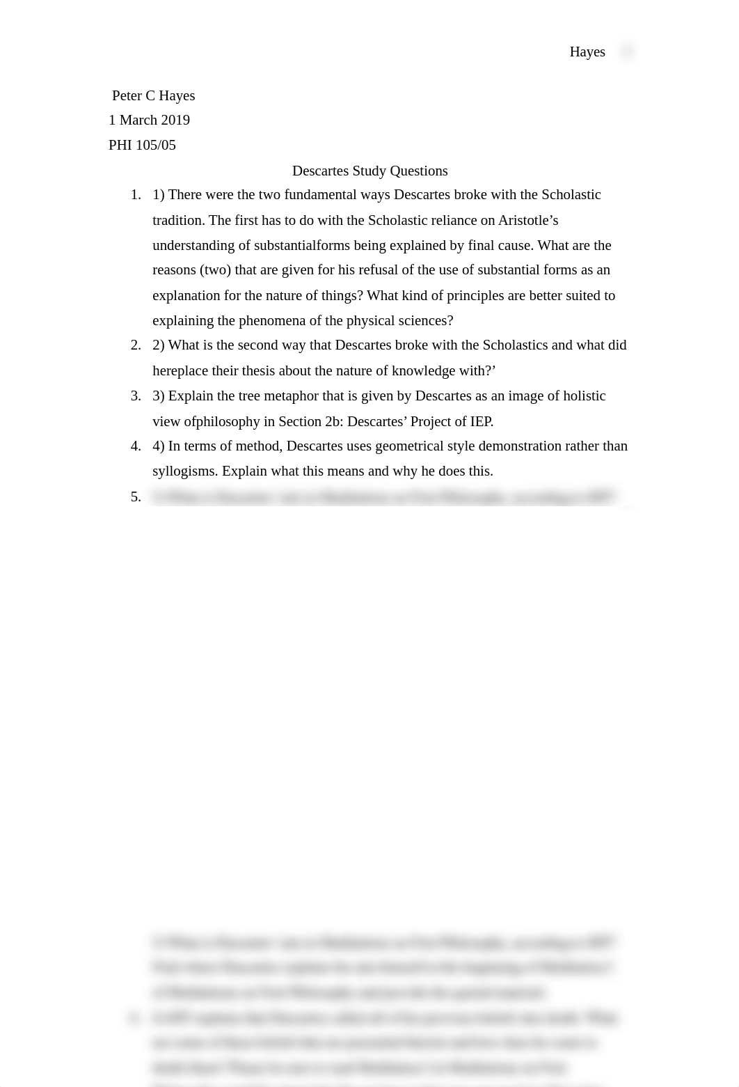 HayesP_PHI105_05_SP19_DescartesStudyQuestions.docx_d00nacqfecu_page1