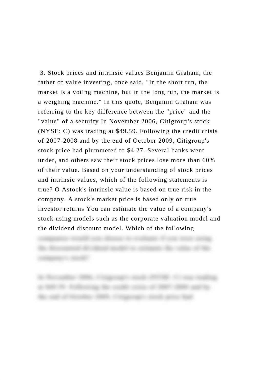 3. Stock prices and intrinsic values Benjamin Graham, the fat.docx_d00rrpgufux_page2