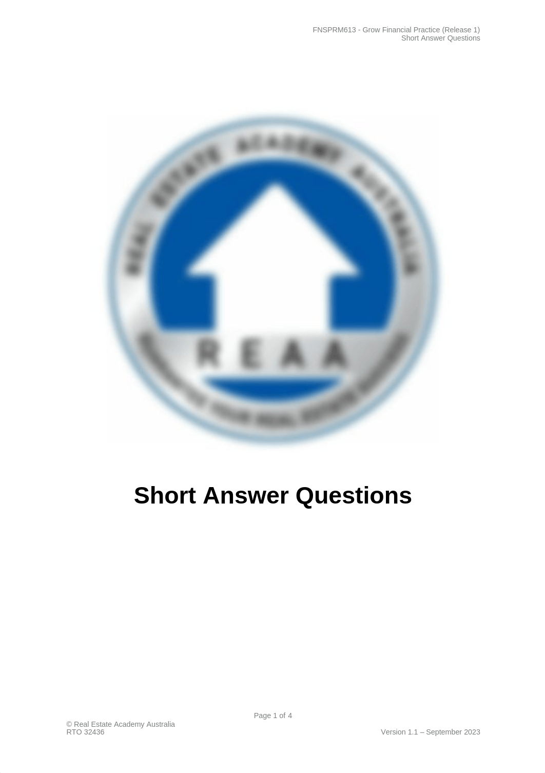 FNSPRM613 - Short Answer Questions v1.1.pdf_d01aw5n3zq1_page1