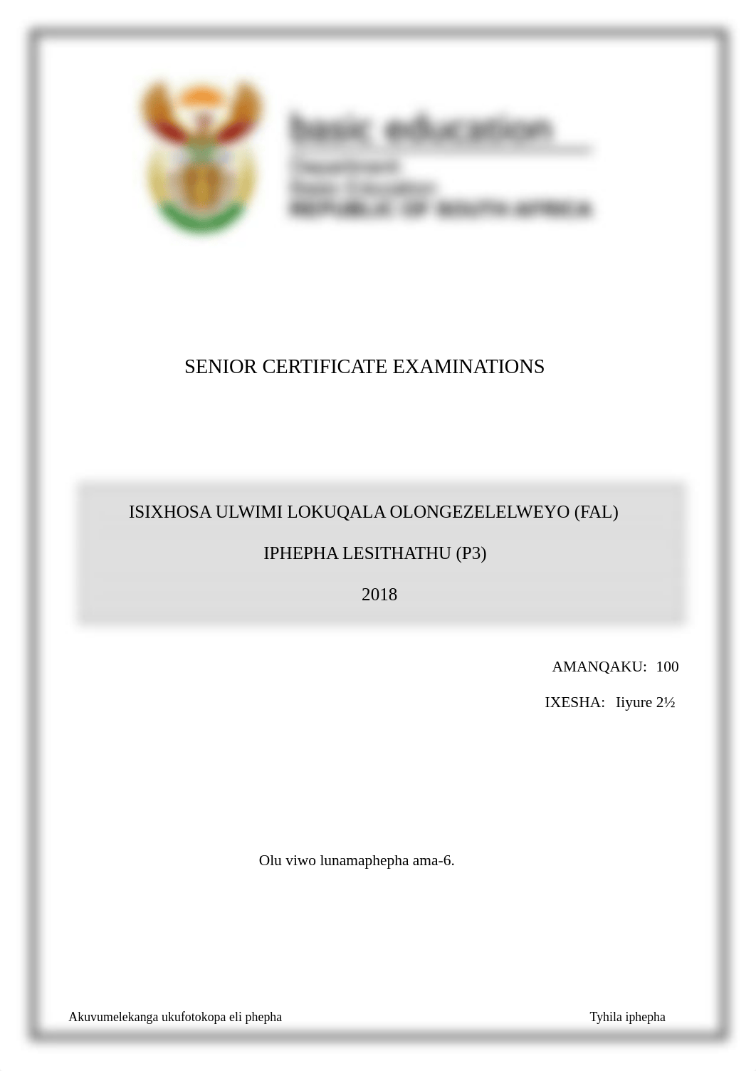 IsiXhosa FAL P3 May-June 2018.pdf_d01c28fejif_page1