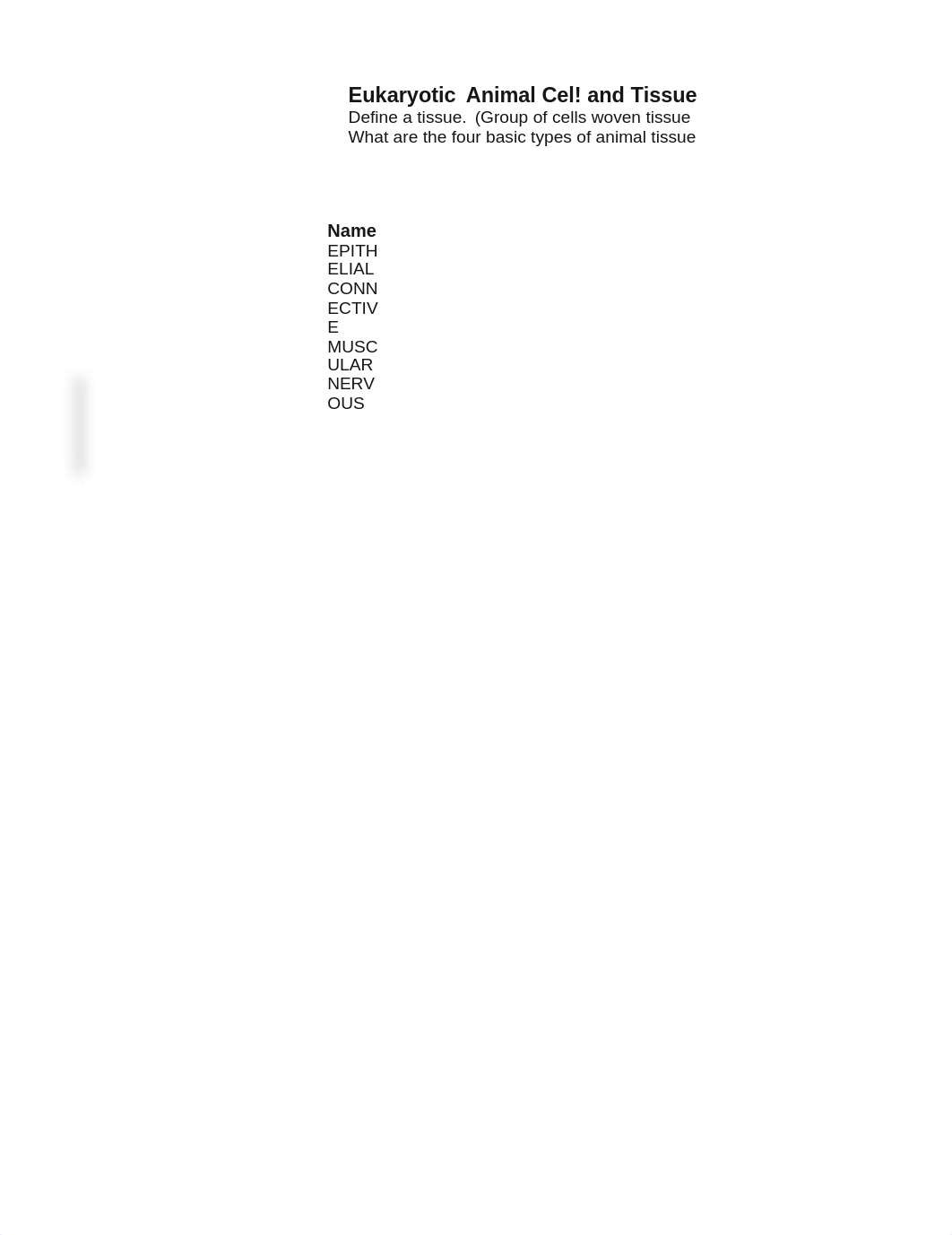 Eukaryotic animal cell and tissue types (1).xlsx_d01isu83k8n_page1