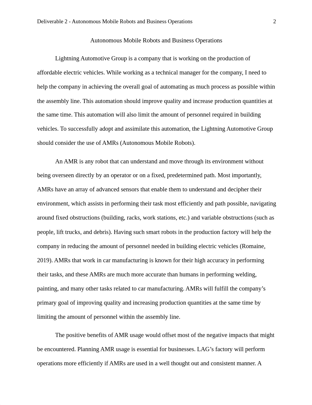 Deliverable 2 - Autonomous Mobile Robots and Business Operations_2-4-2020.docx_d01lvuxuz6v_page2