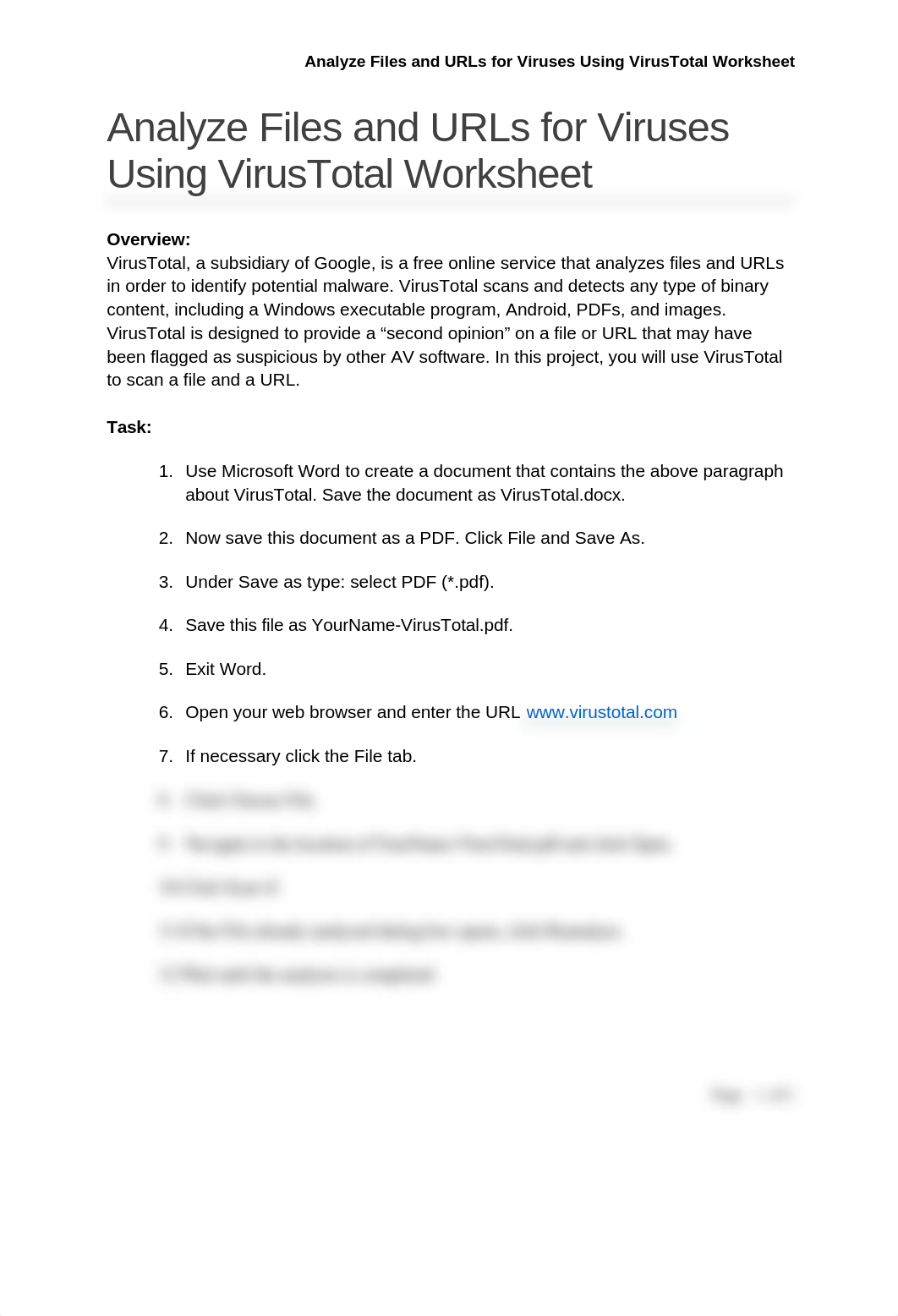 Lab_AnalyzeFilesURLsVirusesUsingVirusTotalWks_20170717_IT280.docx_d01u3c7190y_page1