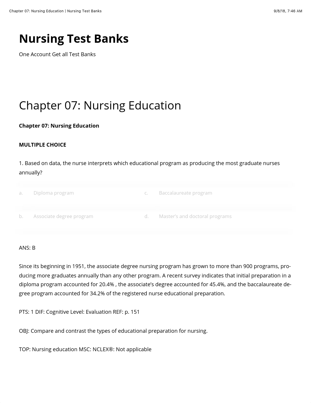 Chapter 07: Nursing Education | Nursing Test Banks.pdf_d01y9iq59x4_page1