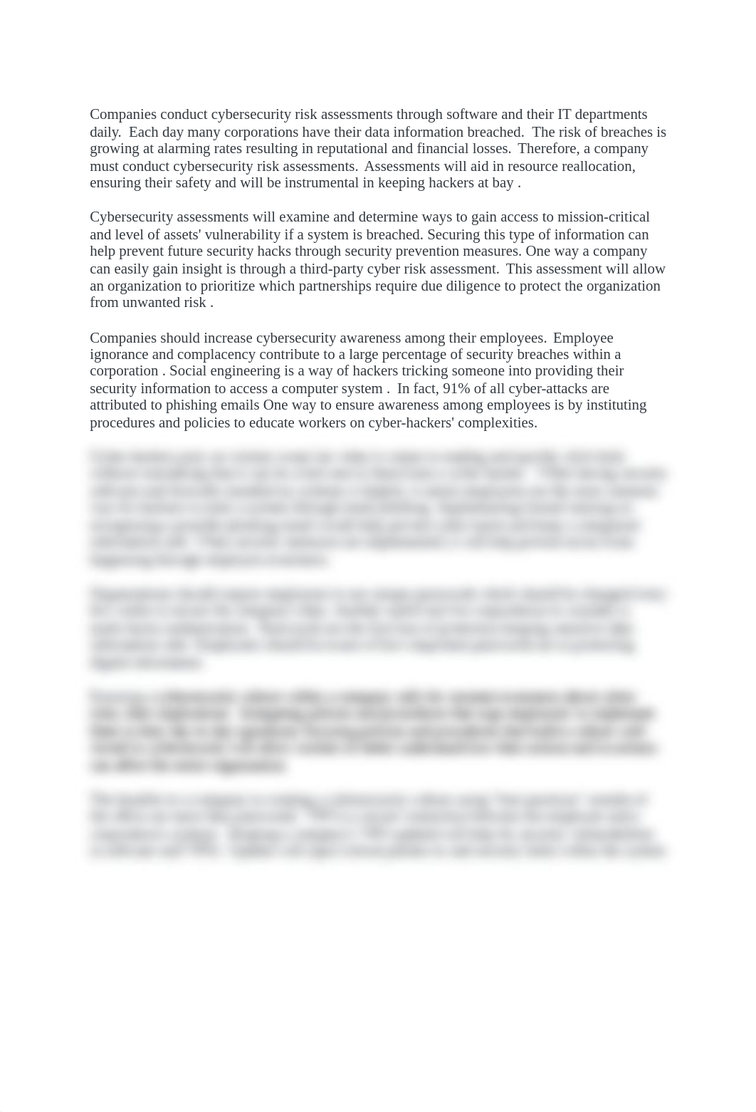 Cybersecurity risk assessments through software and their IT departments daily.docx_d027q6hf7sx_page1