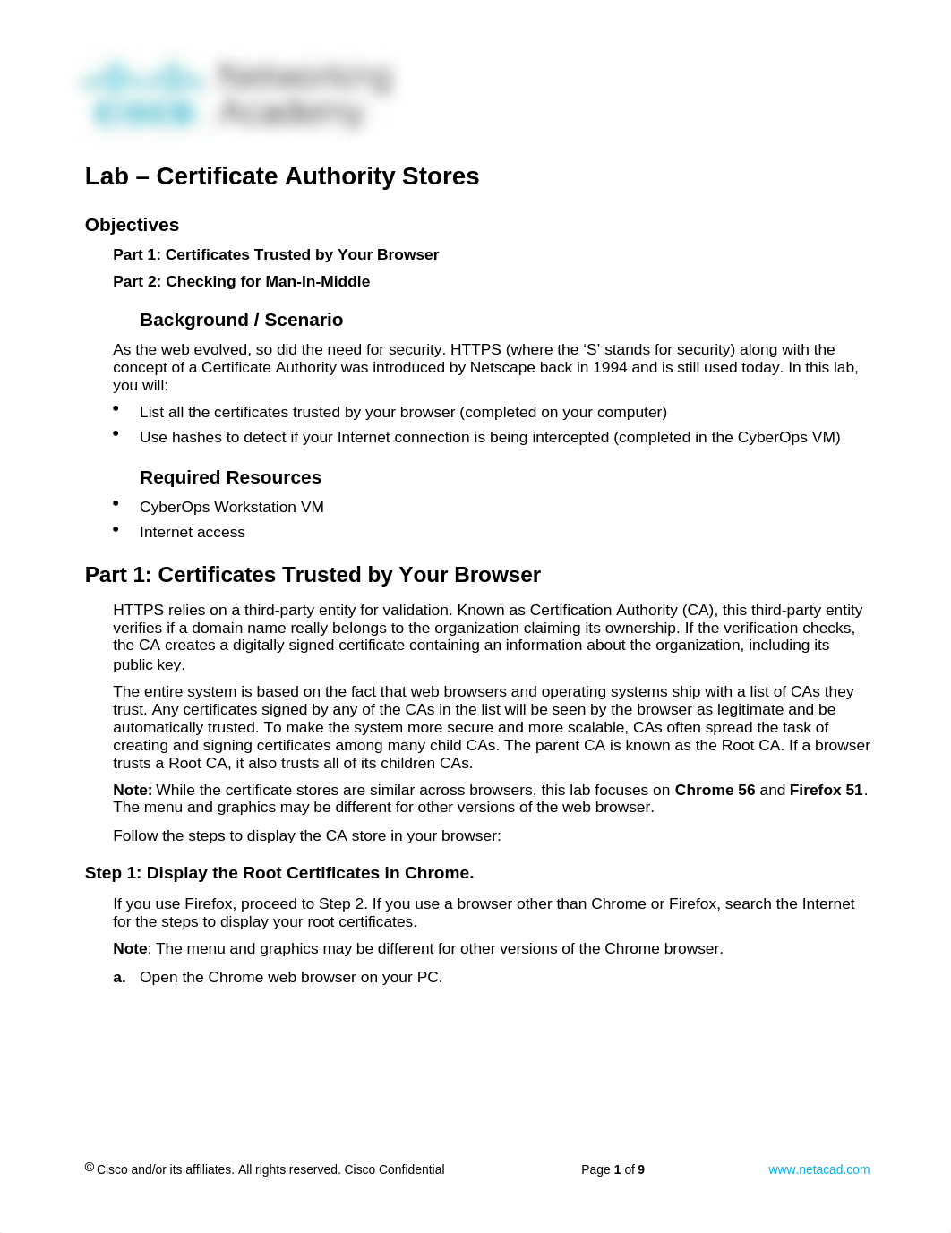 9.2.2.7 Lab - Certificate Authority Stores.docx_d02hlctji2d_page1