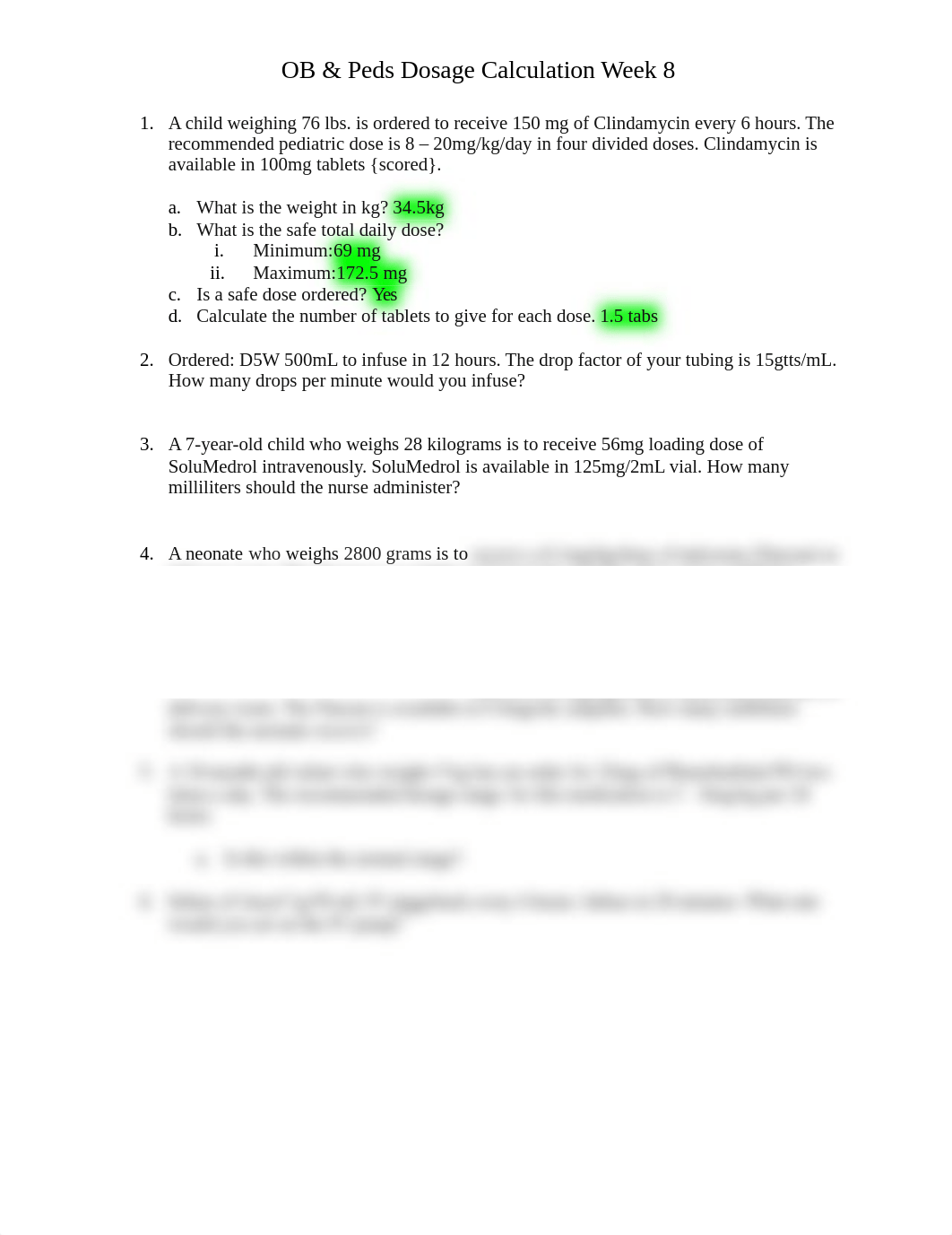 8 OB-Ped Dosage Calc Week 8.docx_d02og92edg1_page1