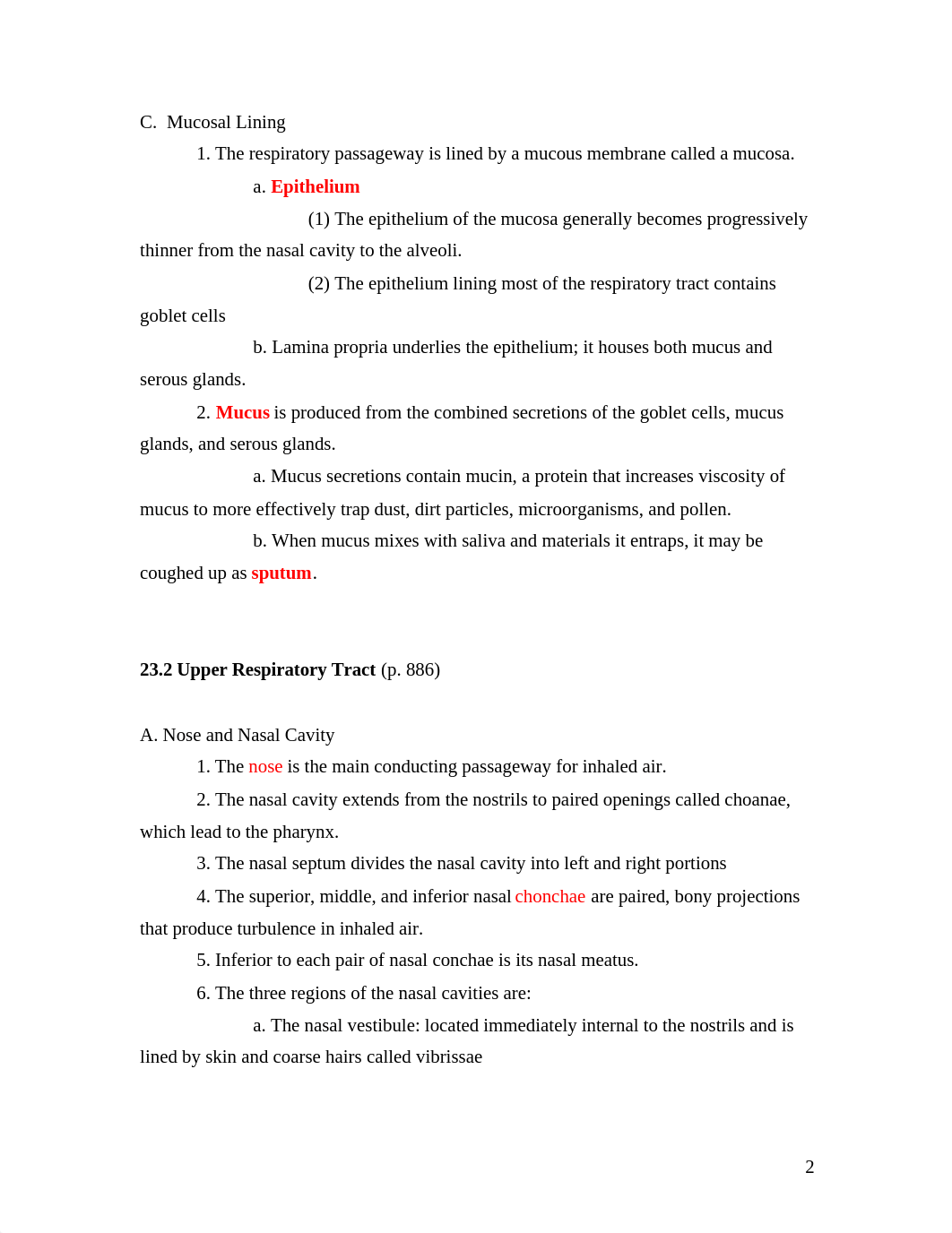 Chapter 23 _ Respiratory System _Notes with blanks_McKinley_d02pu3ul5q8_page2