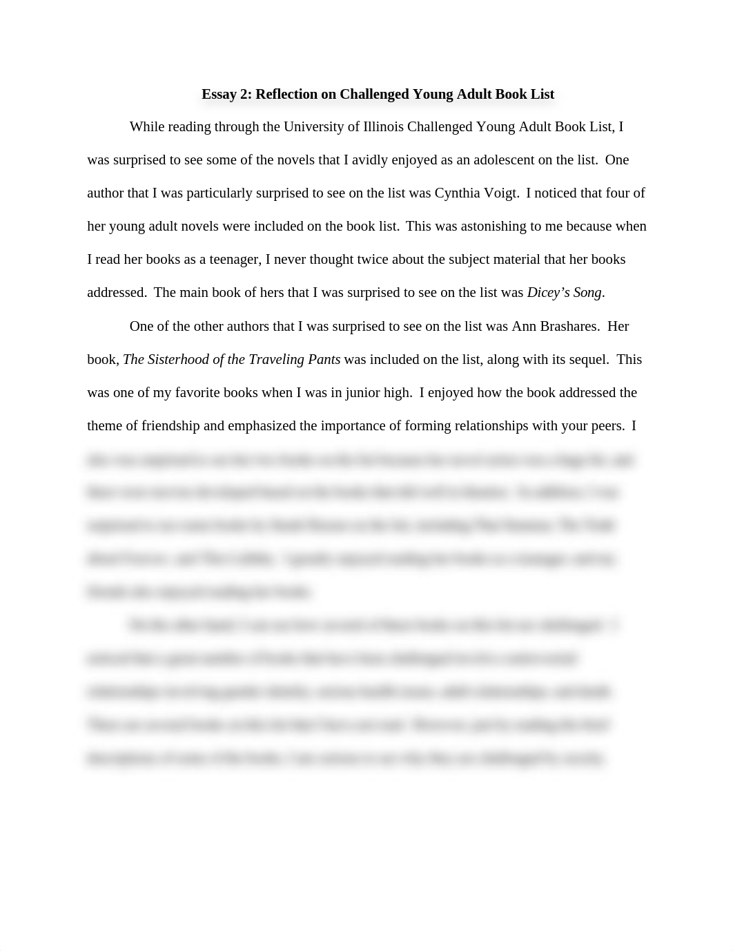 Essay 2 - Reflection on Challenged Young Adult Book List.docx_d02qveb5qwd_page1