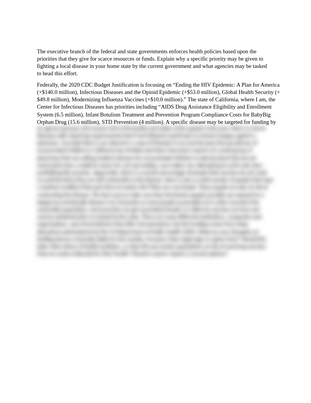 The executive branch of the federal and state governments enforces health policies based upon the pr_d02yjaa3mza_page1