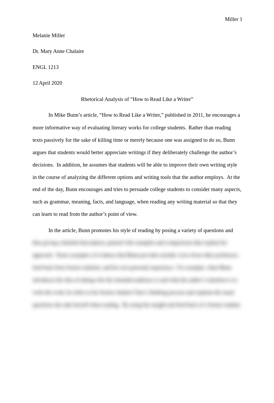 Miller_Melanie_Rhetorical_Analysis_of_How_to_Read_Like_a_Writer_Engl_Comp_II.docx_d036vy0qra0_page1