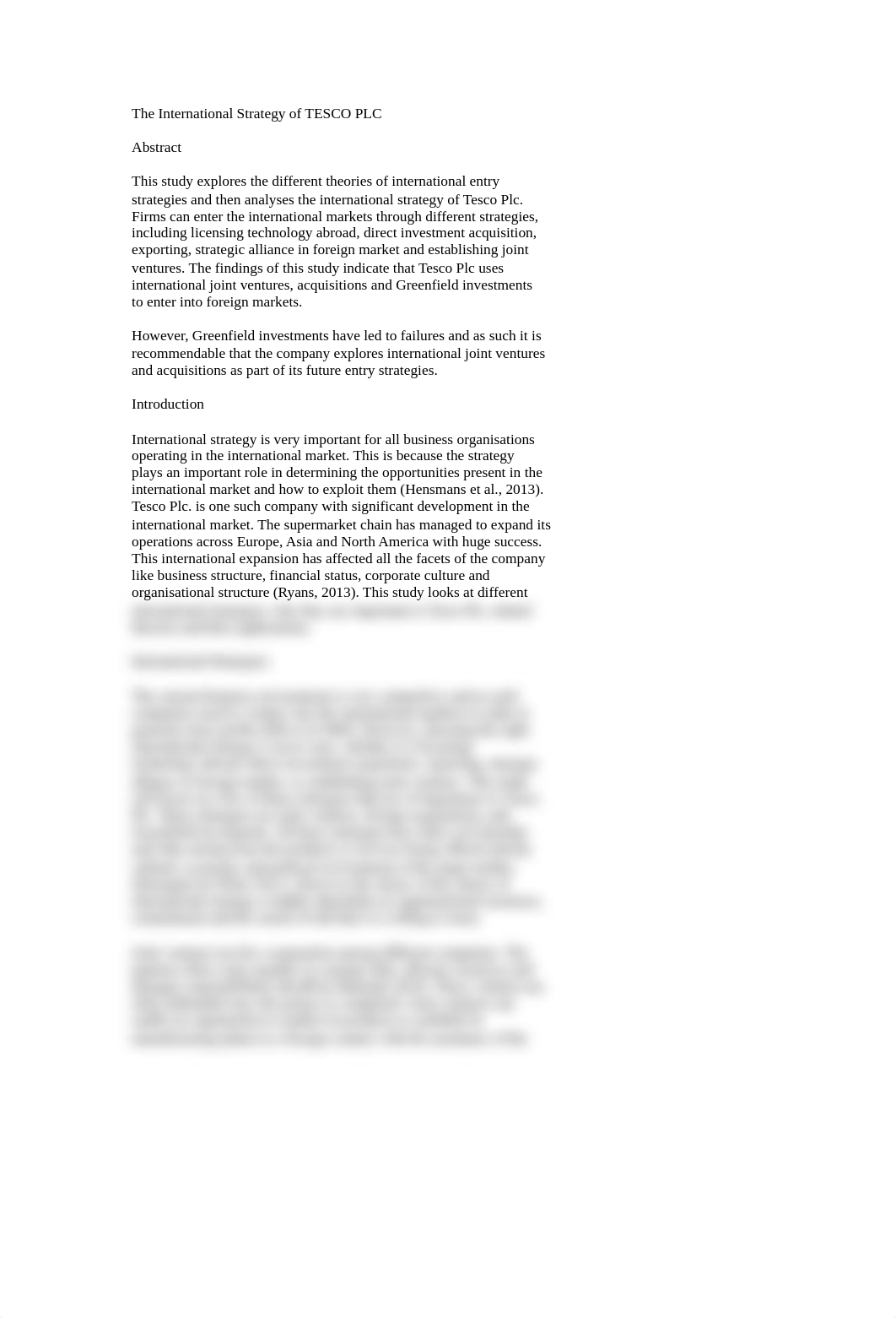 The International Strategy of TESCO PLC  essay.doc_d038bled182_page1