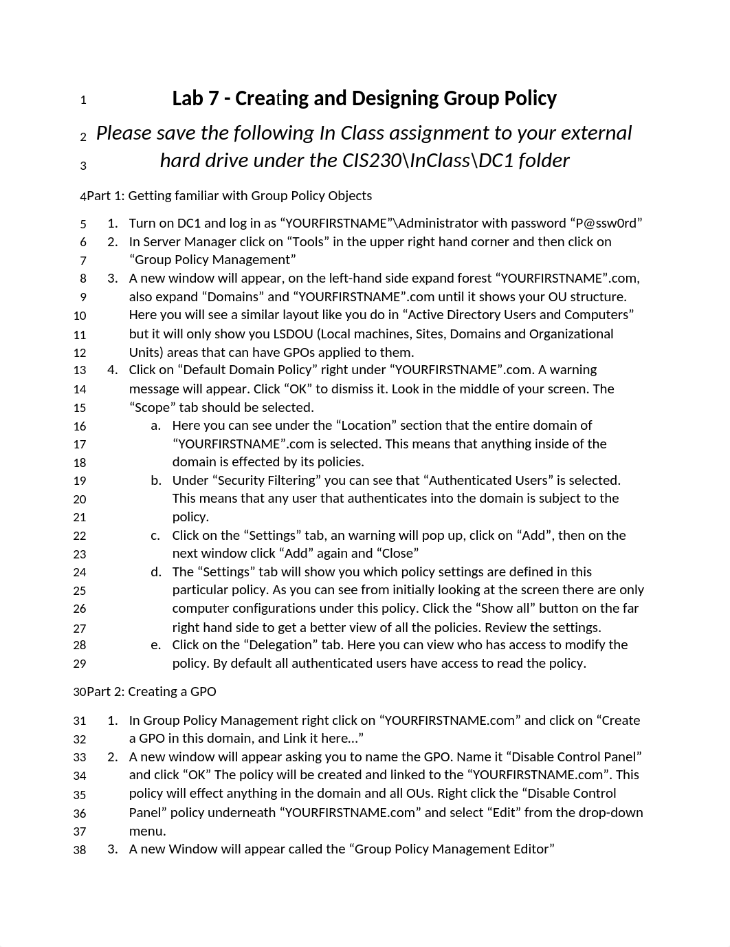 F17_230Lab 07 - Group Policy Objects.docx_d039wsp94p9_page1