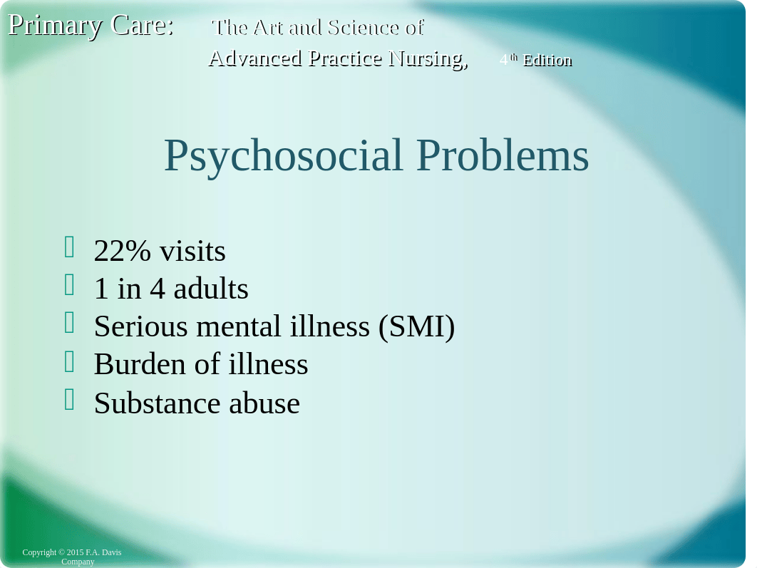 UTMB 5669 FNP 1 Psychosocial Problems PPP Fall 2018.ppt_d03e4jlytd2_page2