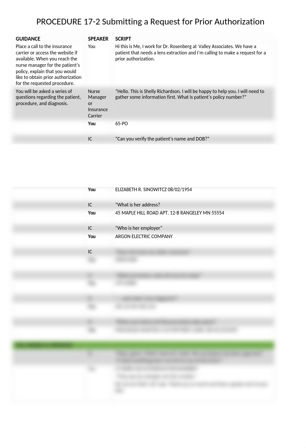 Medical Insurance BillingPROCEDURE 17-2 Submitting a Request for Prior Authorization v2-1.docx_d03iu2gko5v_page2