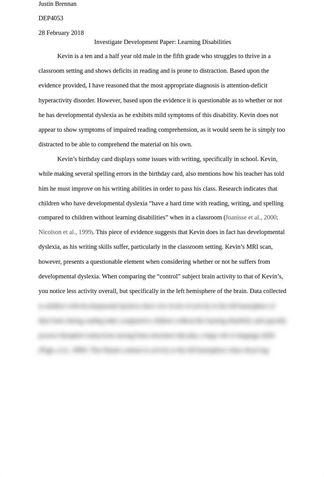 Investigate Development Paper #2_ Learning Disabilities.docx_d03ko28btaj_page1