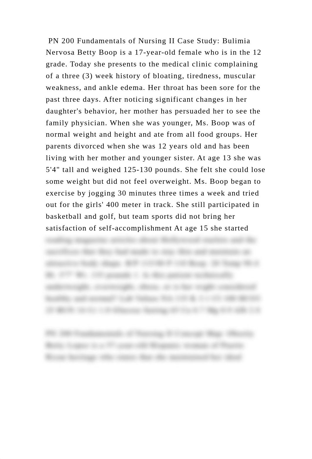 PN 200 Fundamentals of Nursing II Case Study Bulimia Nervosa Betty B.docx_d03okfko6hh_page1