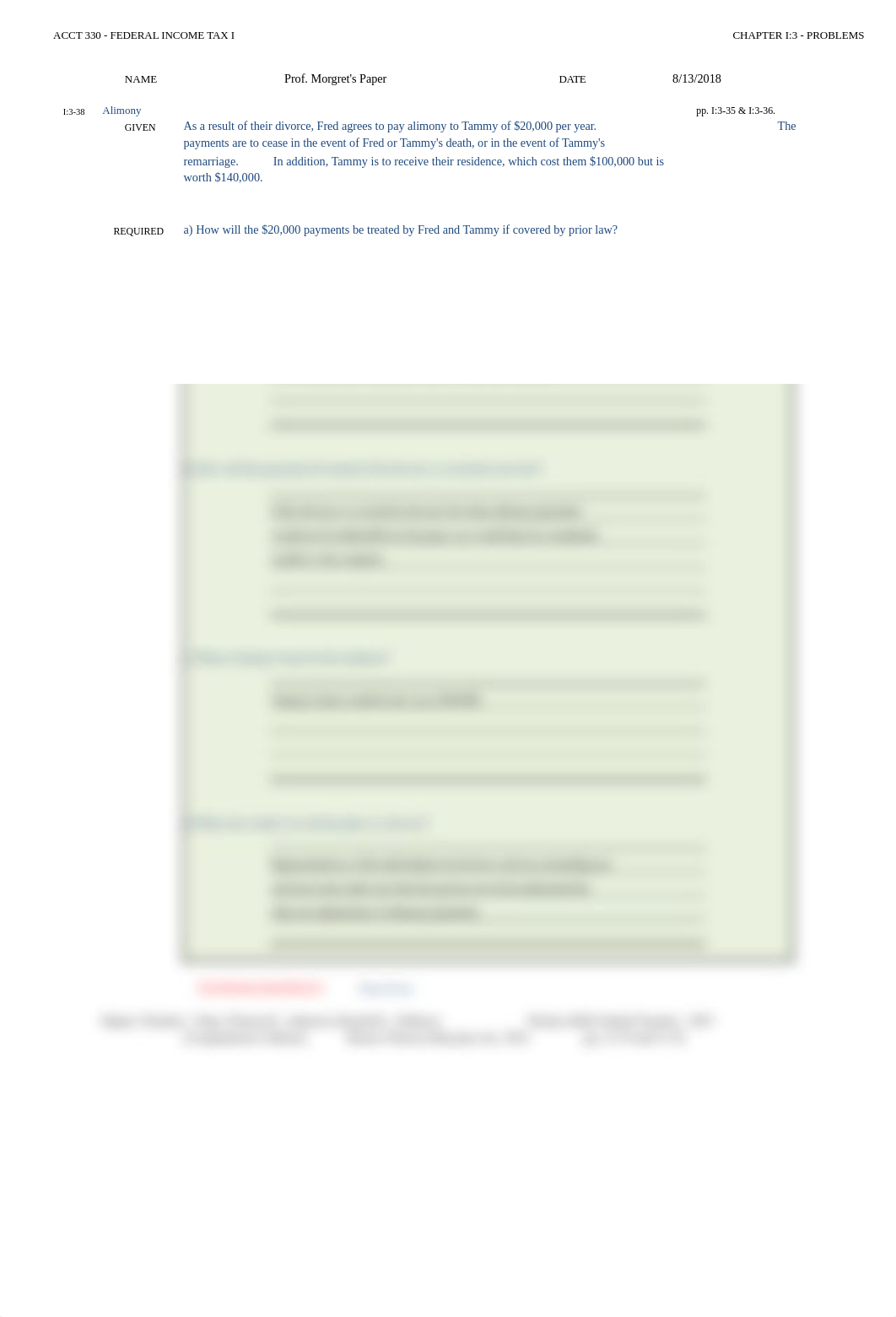 Chapter I-3 Problems - Aug 2018 - w Solutions.xlsx_d0407ma0ma4_page2