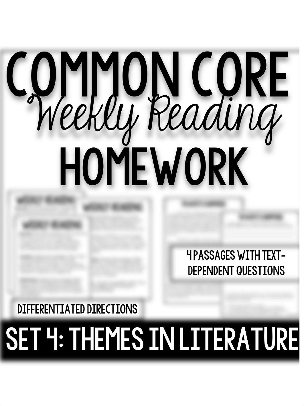 4 - Common Core Weekly Reading Homework Review {Set 4_ Themes in Literature}.pdf_d04e1jd2vbl_page1