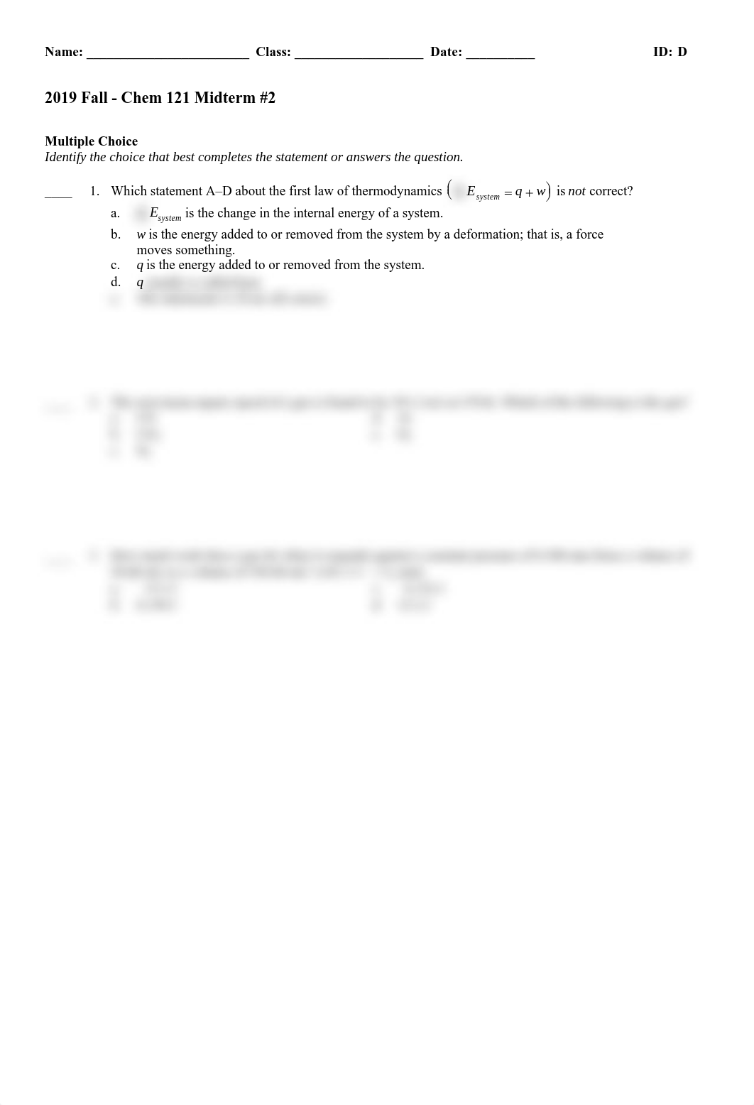 2019 Fall - Chem 121 Exam 2 Version Test Correction.pdf_d04izx2s36r_page2