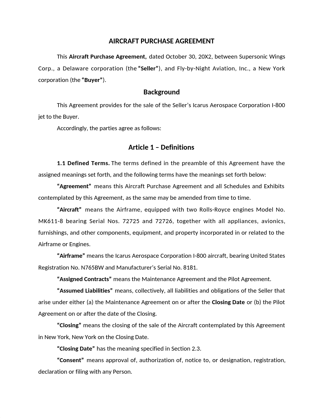 Aircraft Purchase Agreement.docx_d04mtjgto1g_page1