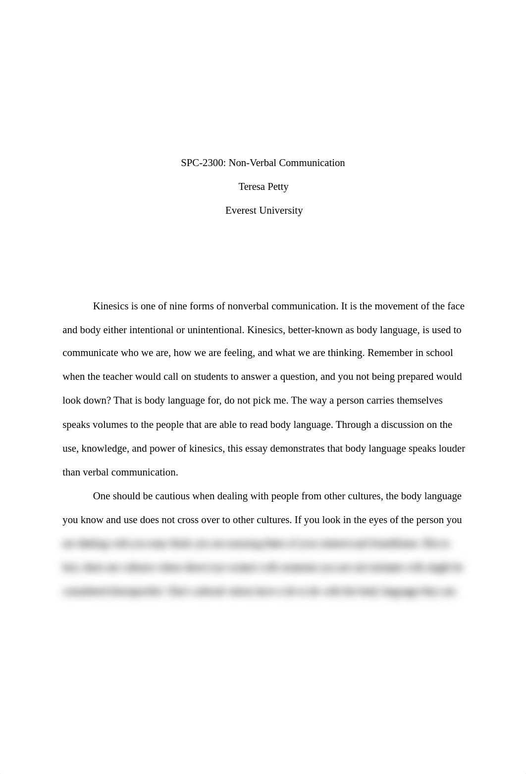 Teresa Petty -SPC 2300 TEMPLATE - Week 3 Non-Verbal Communication Essay.docx_d04qlozkcj1_page2