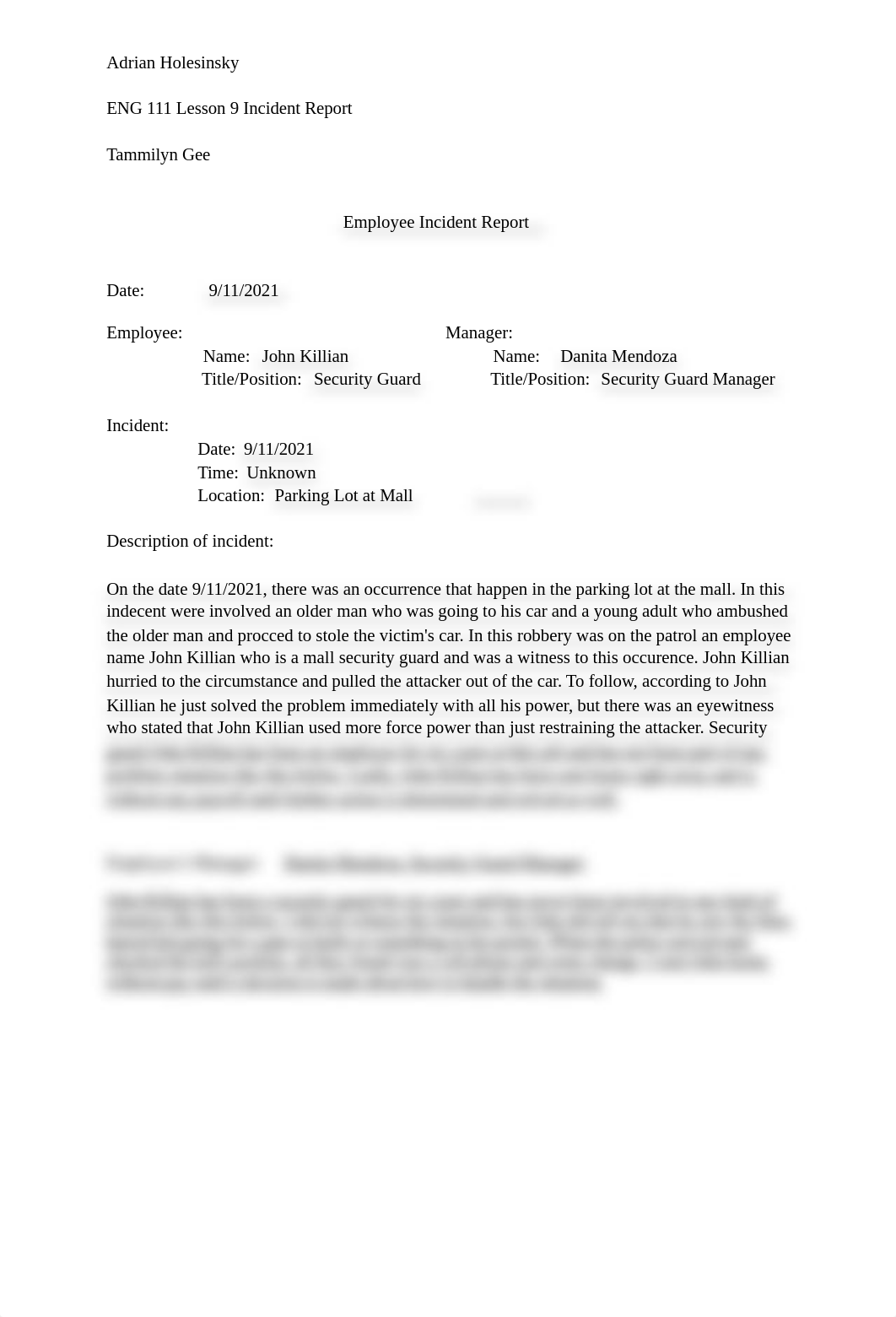 ENG 111 Lesson 9 Assignment 1_ Incident Report .docx_d04unvluqcm_page1