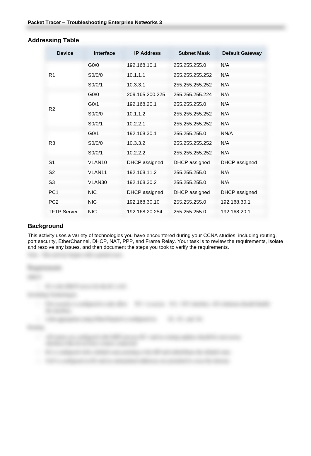 8.2.4.14 Packet Tracer - Troubleshooting Enterprise Networks 3 Instructions complete.pdf_d0520xjdyjq_page2