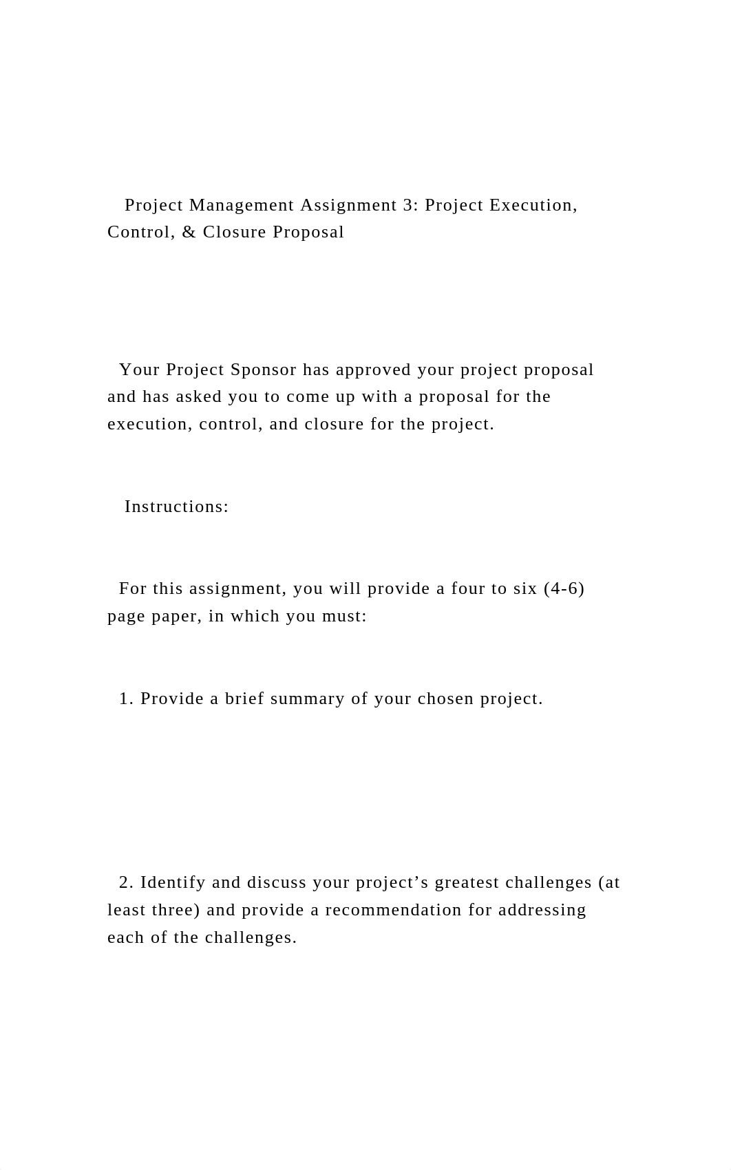 Project Management Assignment 3 Project Execution, Control,.docx_d055u688a0s_page2