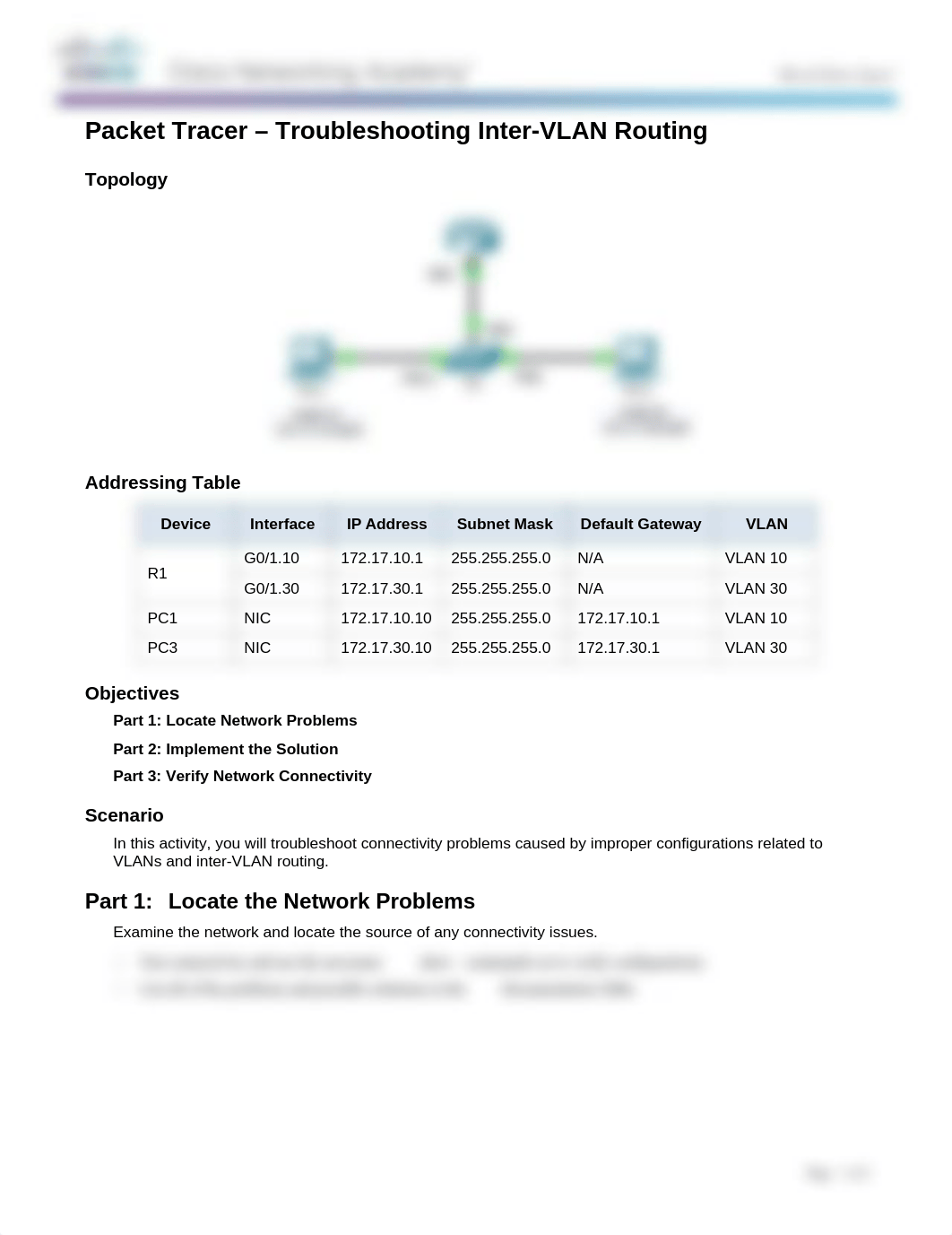 6.3.3.7 Packet Tracer B - Troubleshooting Inter-VLAN Routing Instructions.docx_d056eny6lzj_page1