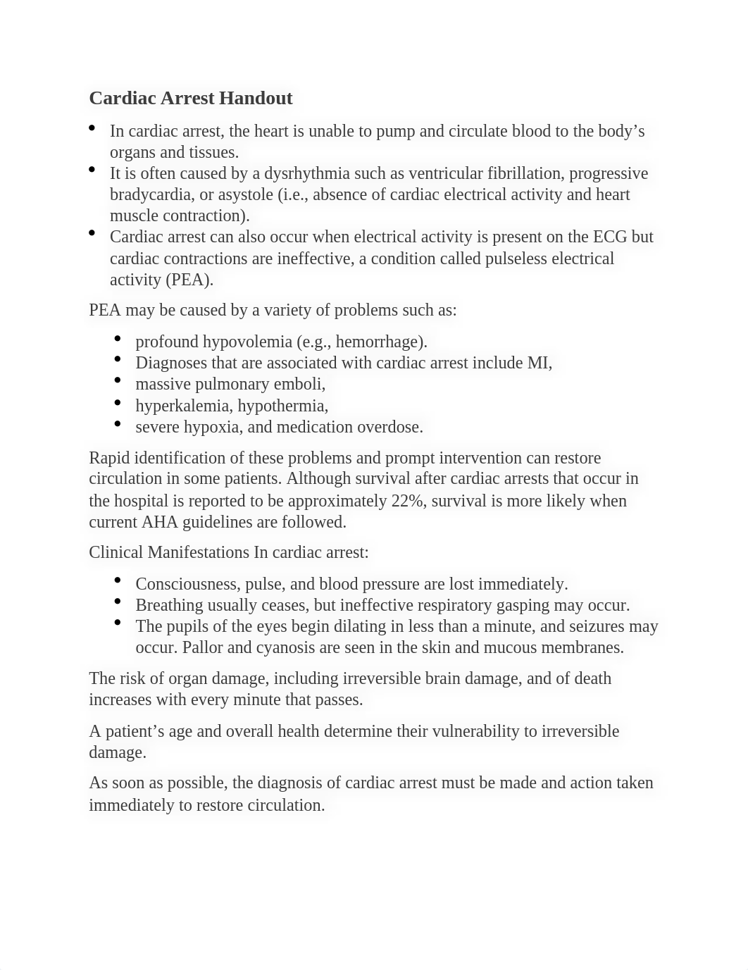 Cardiac Arrest Handout.docx_d05fwktzonv_page1