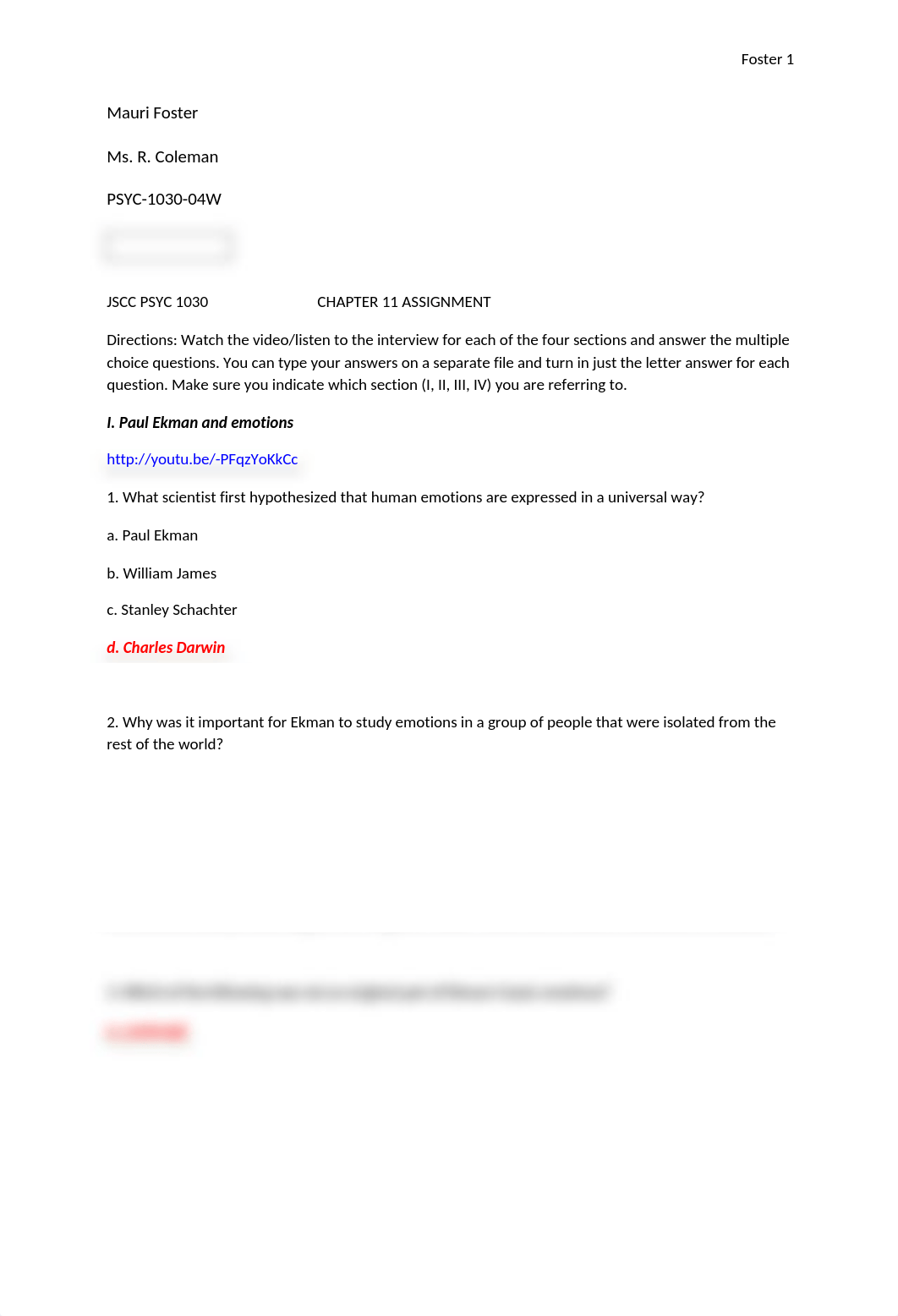 Mauri Foster PSYC 1030-04W Chapter 11 Assignment 03-29-2015.docx_d05h0cc4k57_page1