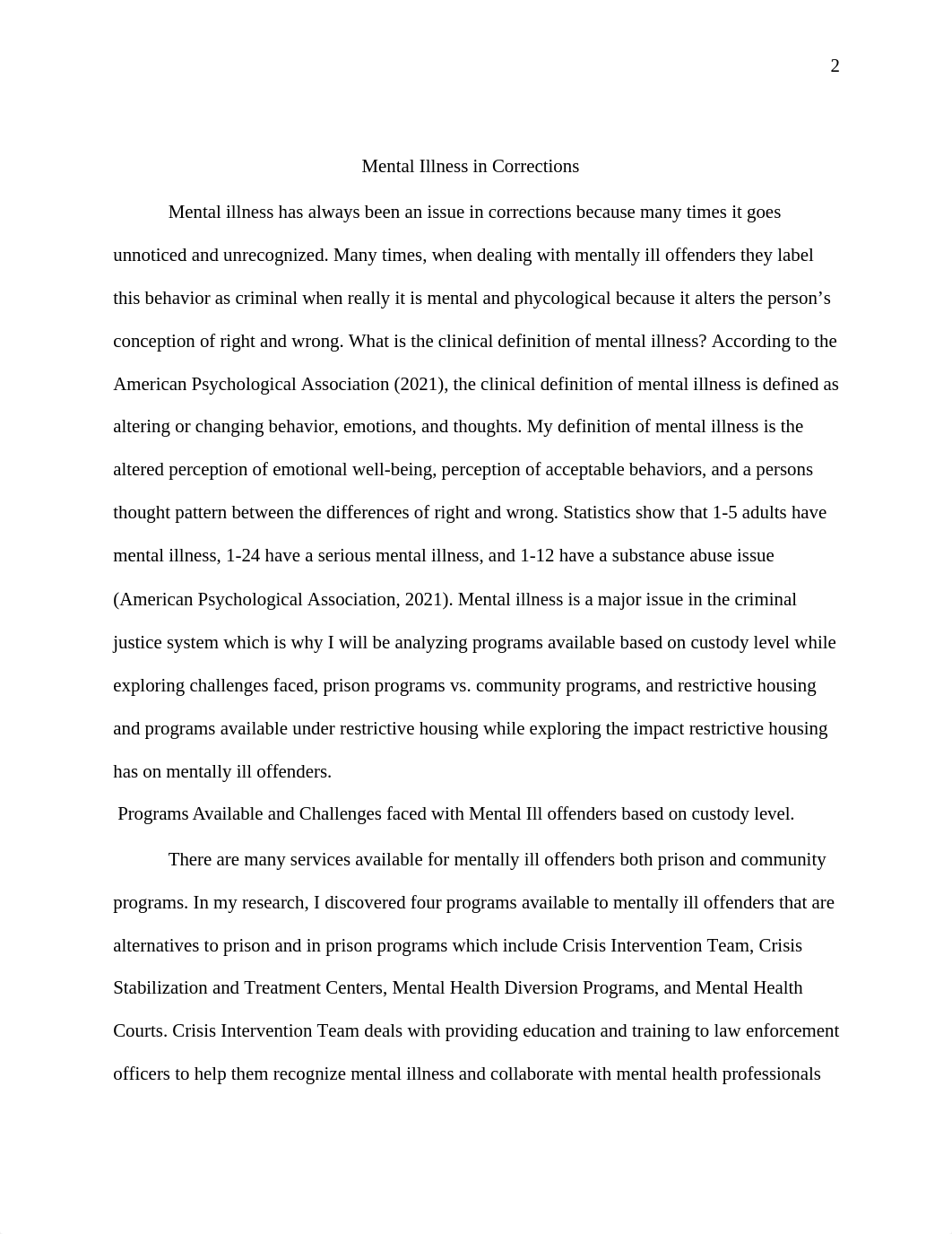 Mental Illness in Corrections_Week 5_Correctional Couseling_JADM270_Mann.docx_d06bo2tguh6_page2