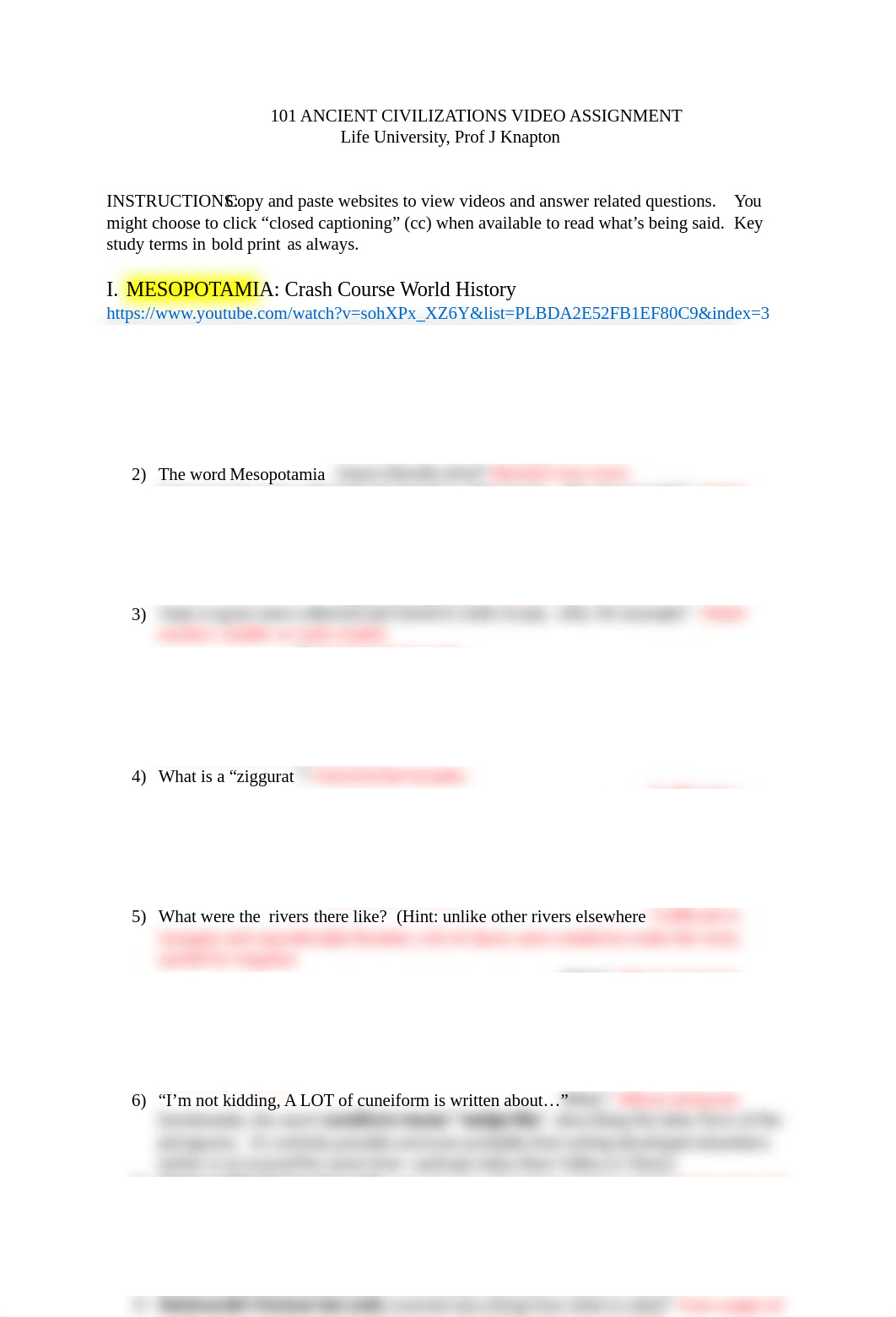 101 ANCIENT CIVILIZATIONS VIDEO ASSIGNMENT-2.docx_d06mx6pi7rr_page1
