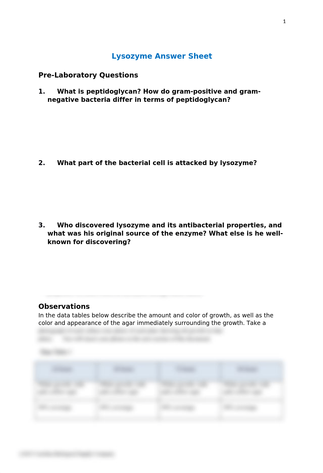 Lysozyme answer sheet.docx_d075v3gdjcf_page1