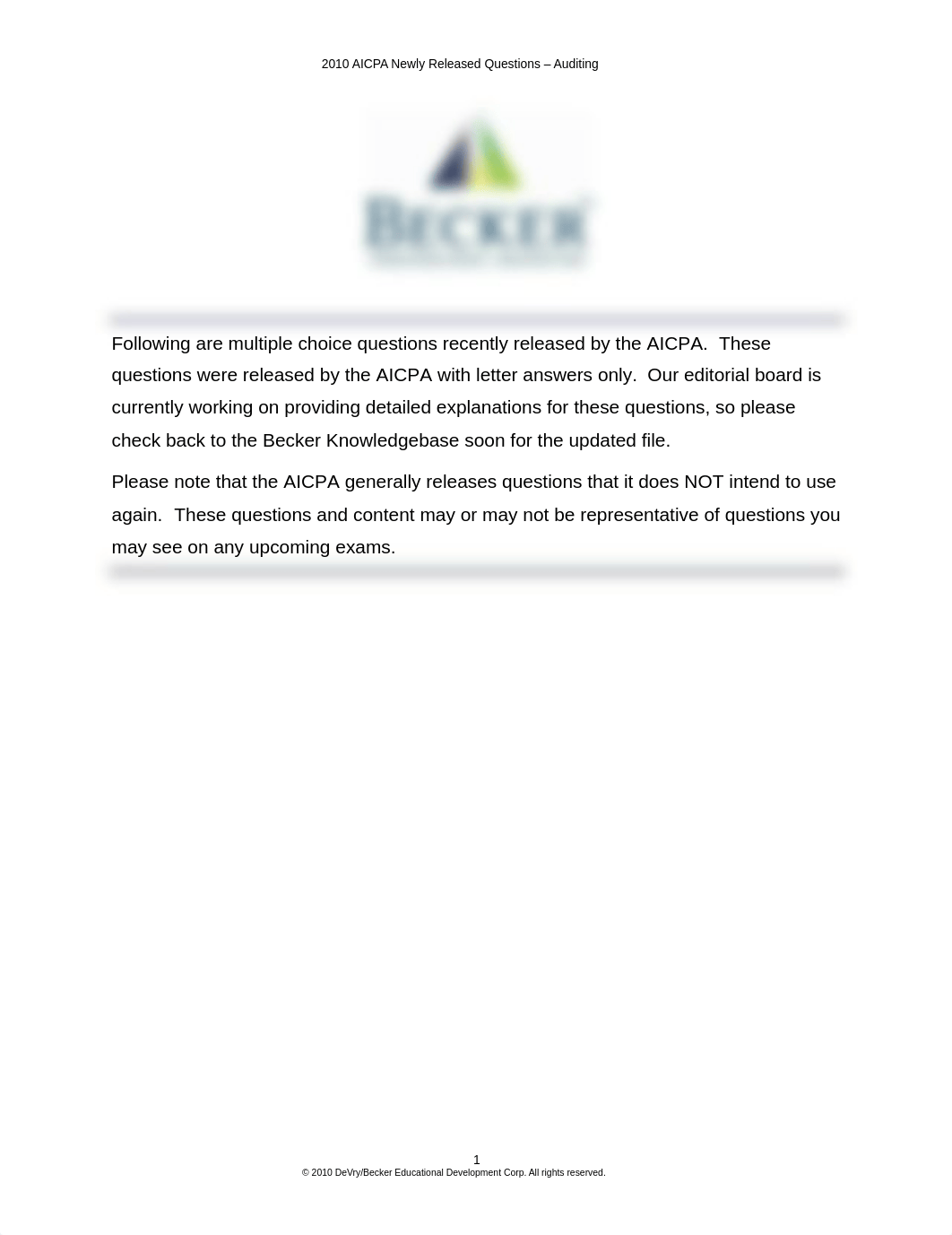 2010 Auditing Released MC Questions_d07bfixd3tf_page1