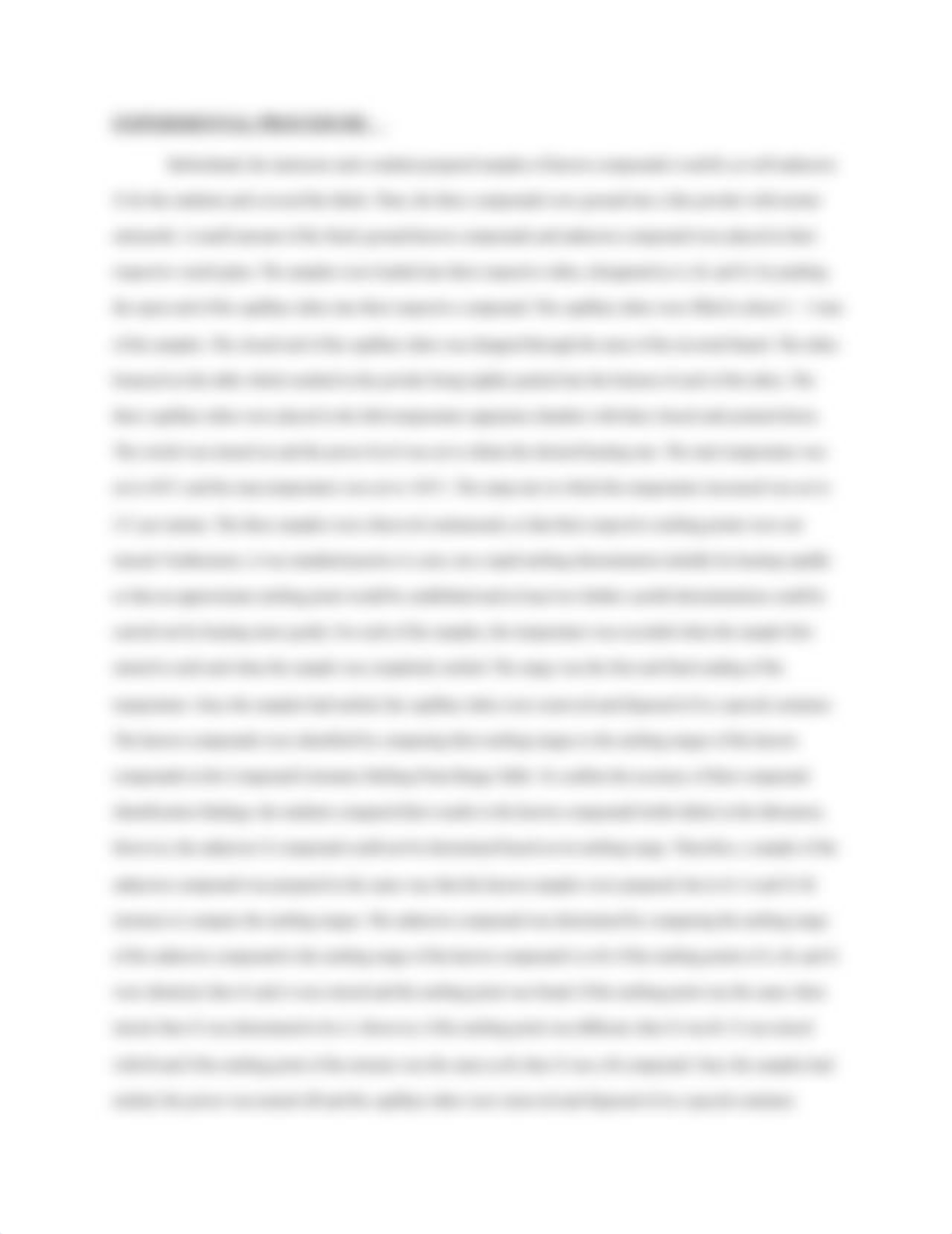 "Melting Point Determination of Some Impure Compounds" Organic Chemistry Lab Report.docx_d07cs1l1r7w_page4