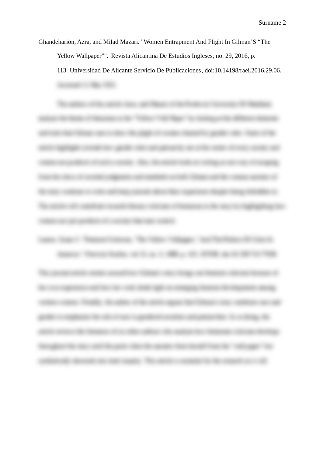 The Yellow Wall Paper and Feminism -Annotated Bibliography.docx_d085a8okhte_page2