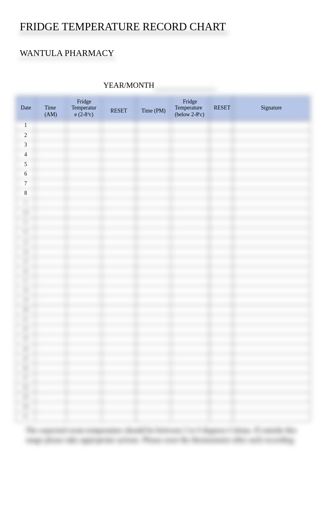 FRIDGE TEMPERATURE RECORD CHART.pdf_d08789napia_page1