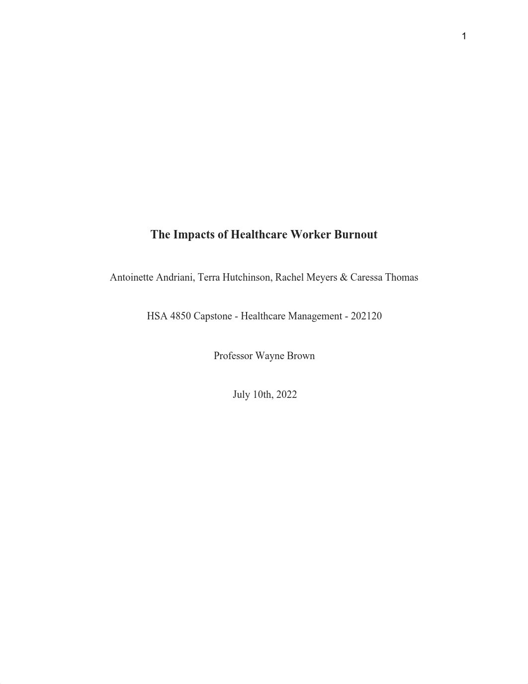 The Impacts of Healthcare Worker Burnout.pdf_d08pxxrwg0q_page1