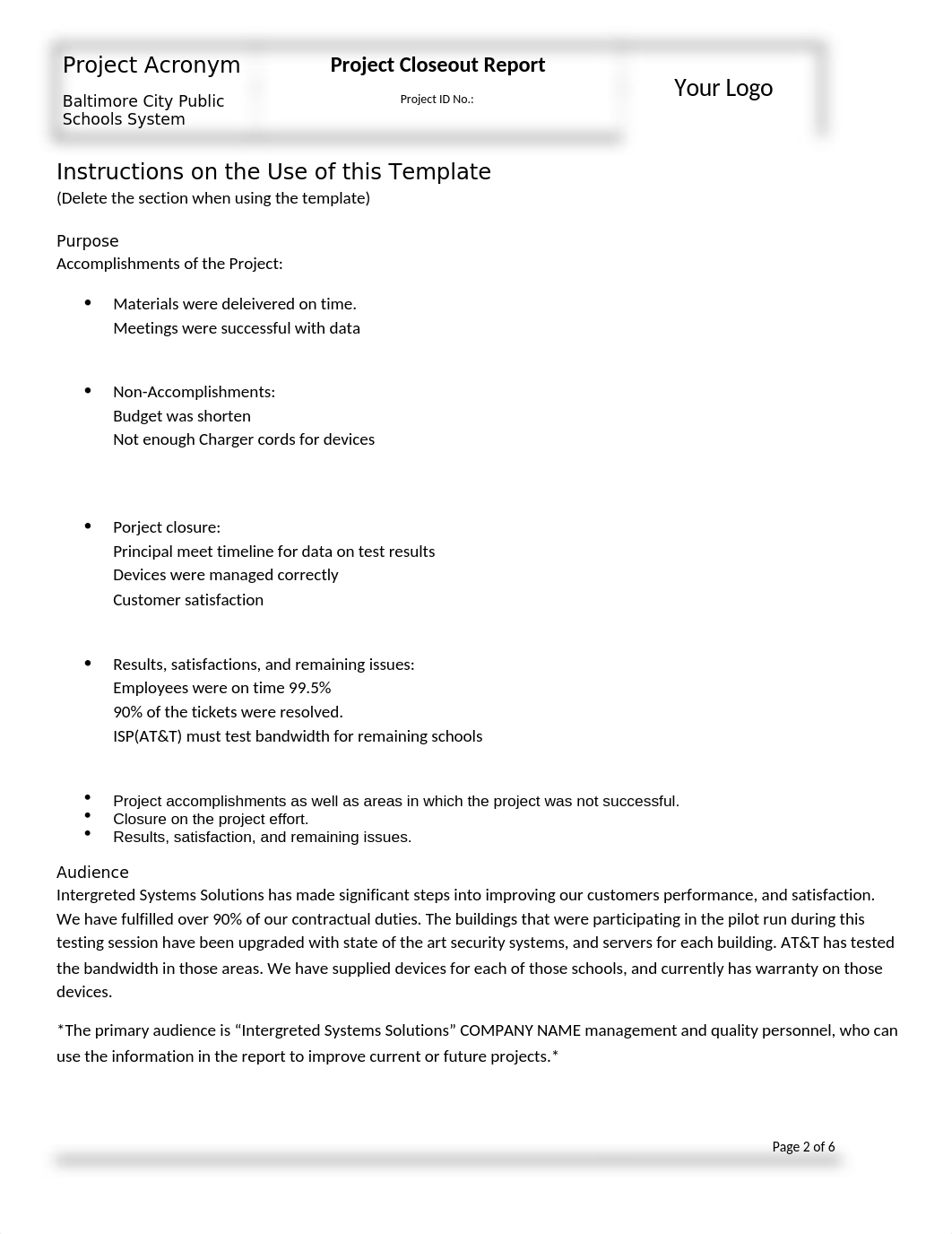 Project Closeout Report Template.doc_d09j9na40ku_page2