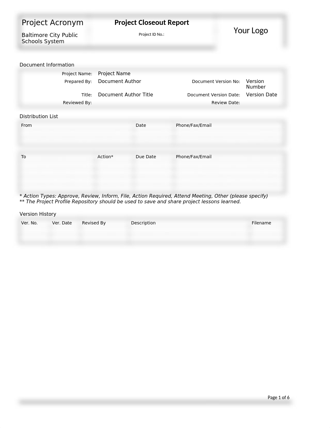 Project Closeout Report Template.doc_d09j9na40ku_page1