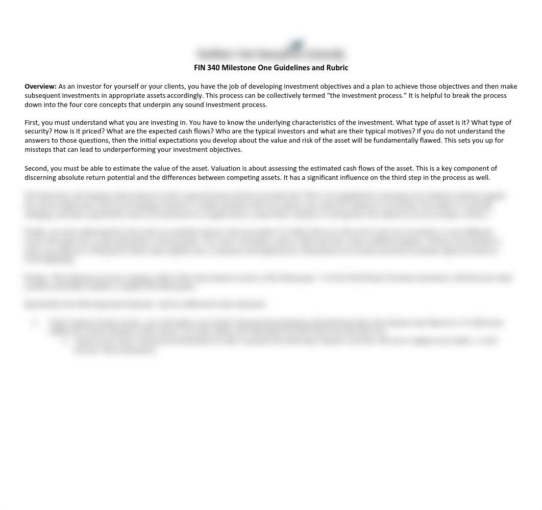 FIN 340 Milestone One Guidelines and Rubric.pdf_d0a31pqxgup_page1