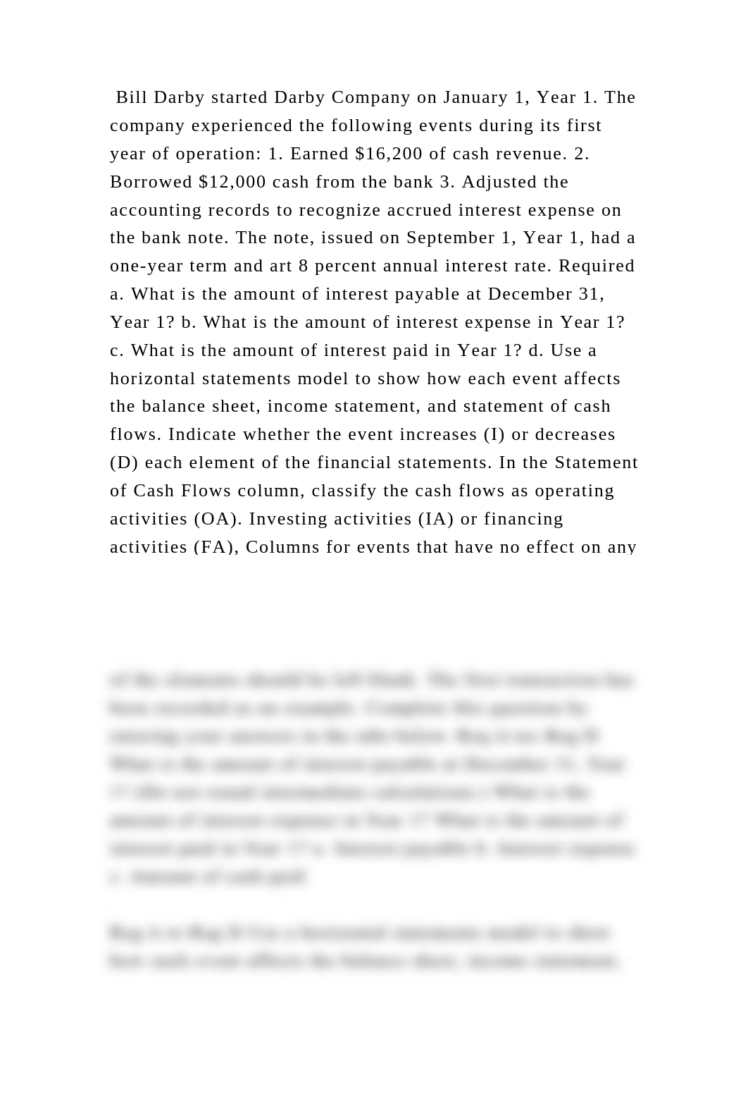 Bill Darby started Darby Company on January 1, Year 1. The company ex.docx_d0a3hgrtajx_page2