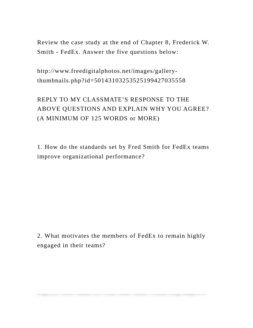 Review the case study at the end of Chapter 8, Frederick W. Smith - .docx_d0acjx0ozu7_page2