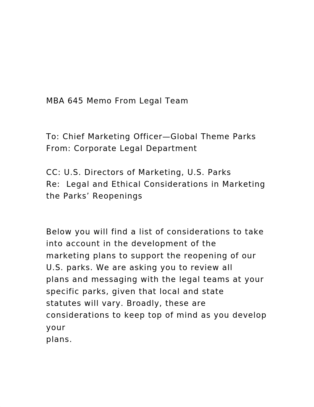 MBA 645 Memo From Legal Team  To Chief Marketing Offi.docx_d0aijvv6dhl_page2